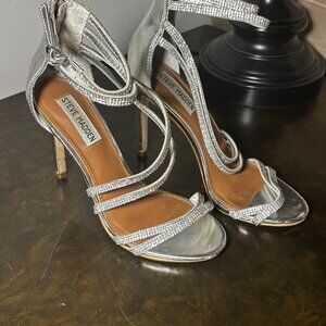 Steve Madden silver heels
